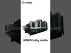 Quá trình sản xuất của sợi polyester thông qua máy carding là gì?