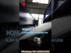 Quá trình làm việc của dây chuyền sản xuất dệt địa chất là gì?