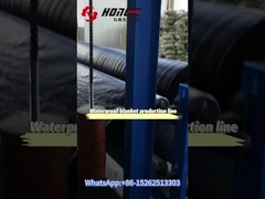 Quá trình làm việc của dây chuyền sản xuất lớp lót đất sét tổng hợp địa chất là gì?