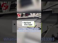 Quá trình sản xuất của sợi polyester thông qua các lapper chéo là gì?