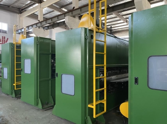 3.2m chiều rộng kim đâm vải không dệt dây chuyền sản xuất cho khăn thảm Geotextile