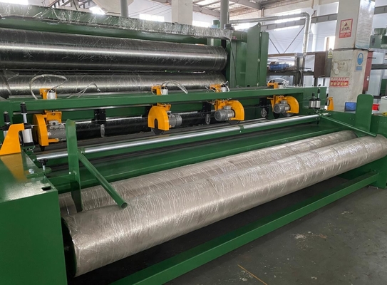 3.2m chiều rộng kim đâm vải không dệt dây chuyền sản xuất cho khăn thảm Geotextile
