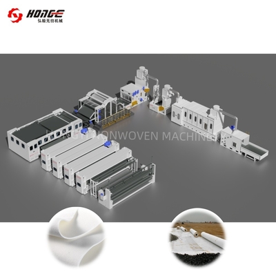 2025 Máy đâm kim loại mới Dây sản xuất Geotextile không dệt